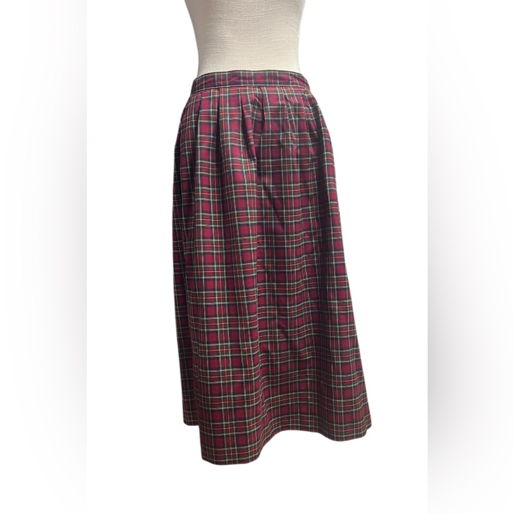 Vintage Pendleton wool skirt. Christmas.